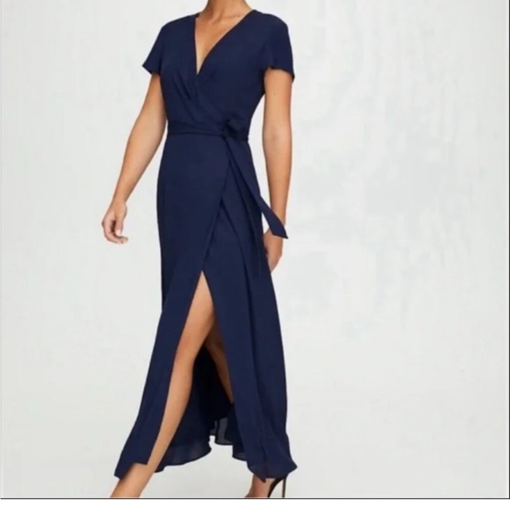 Aritzia White Wrap Dress